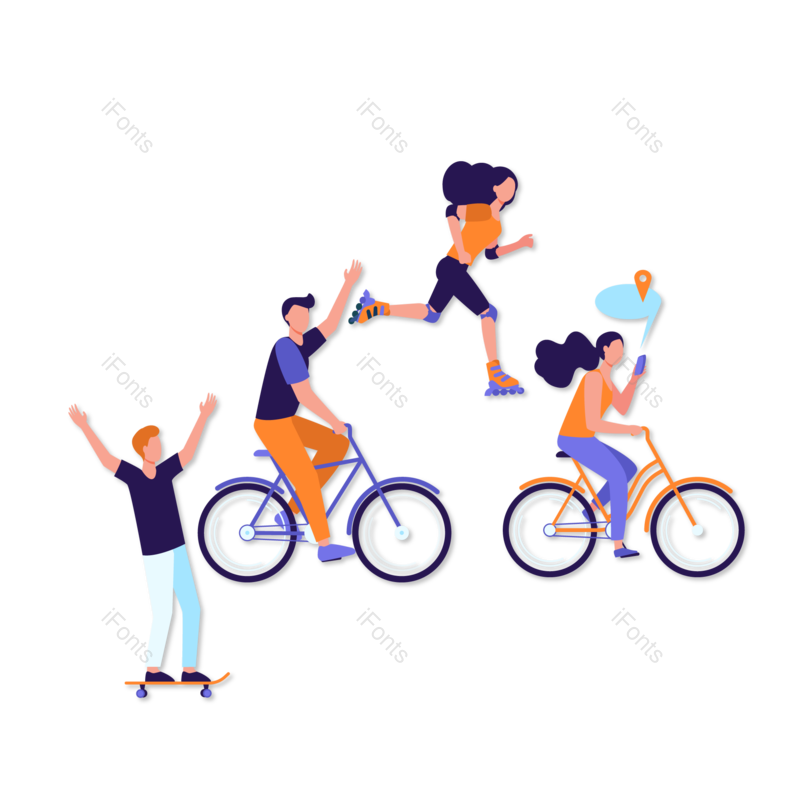 学习图片,校园元素,交流PNG,运动免抠素材